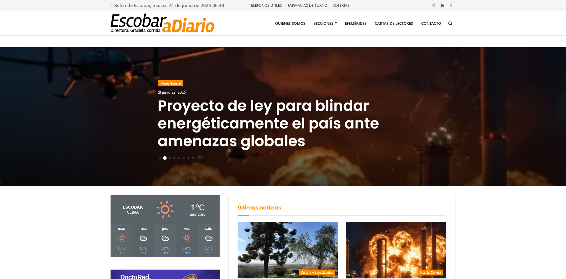 Proyecto Escobar A Diario